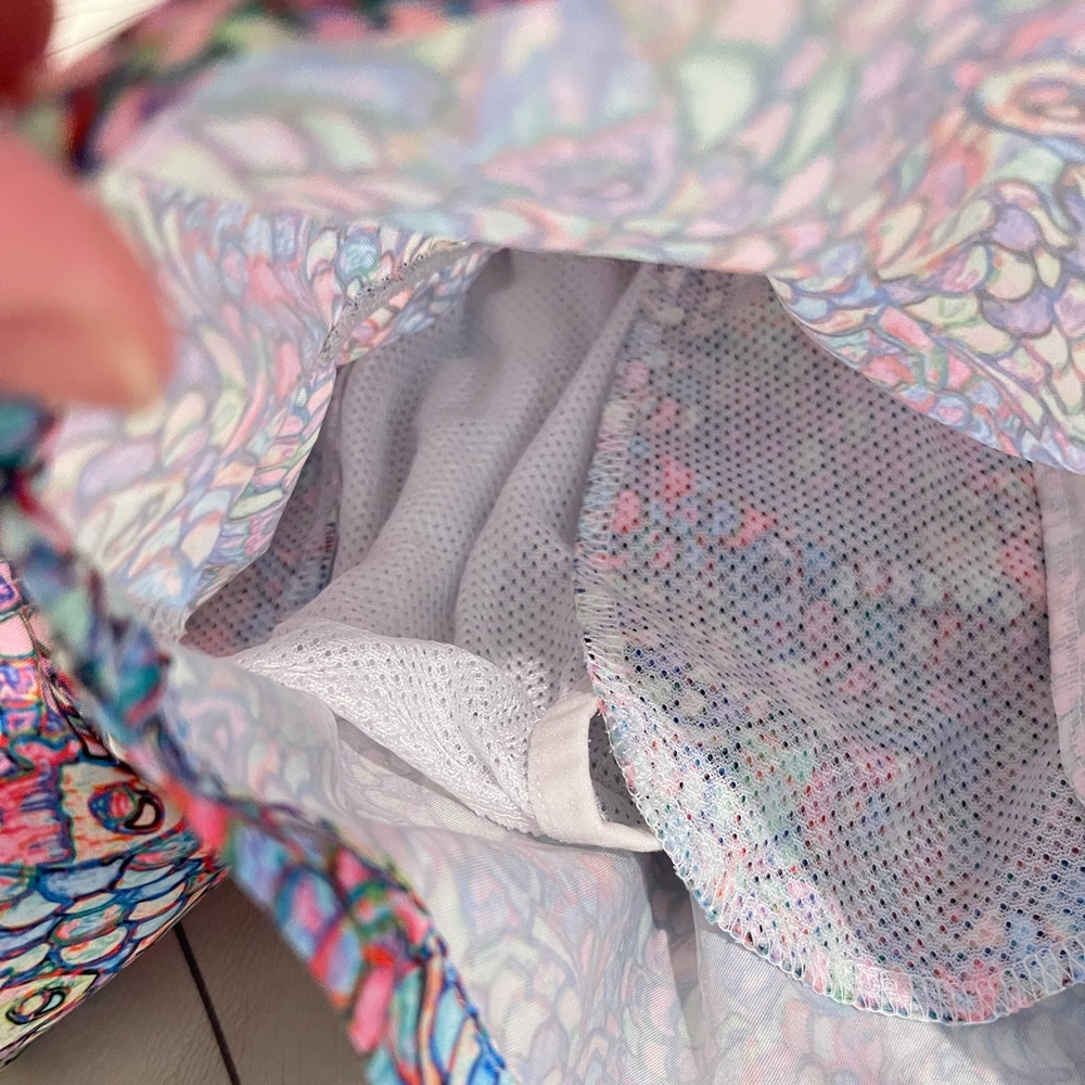 Michael's Multicolor Fish Patterned Swim Trunks - Picture 5 of 11